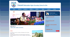 Desktop Screenshot of crescentgirlsschool.com